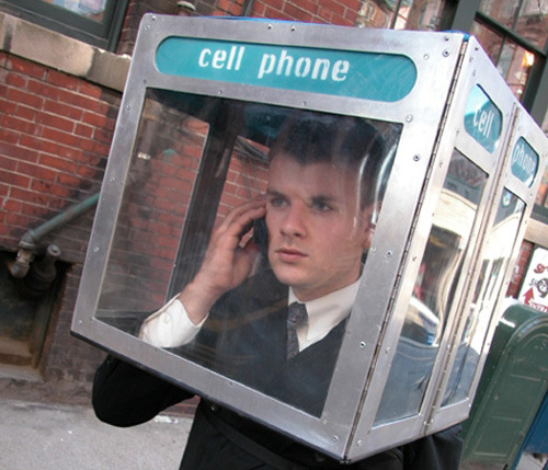 portable cell phone booth