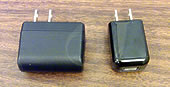 AC Adapter Comparison Old magicJack plus (left) vs 2014 (right)